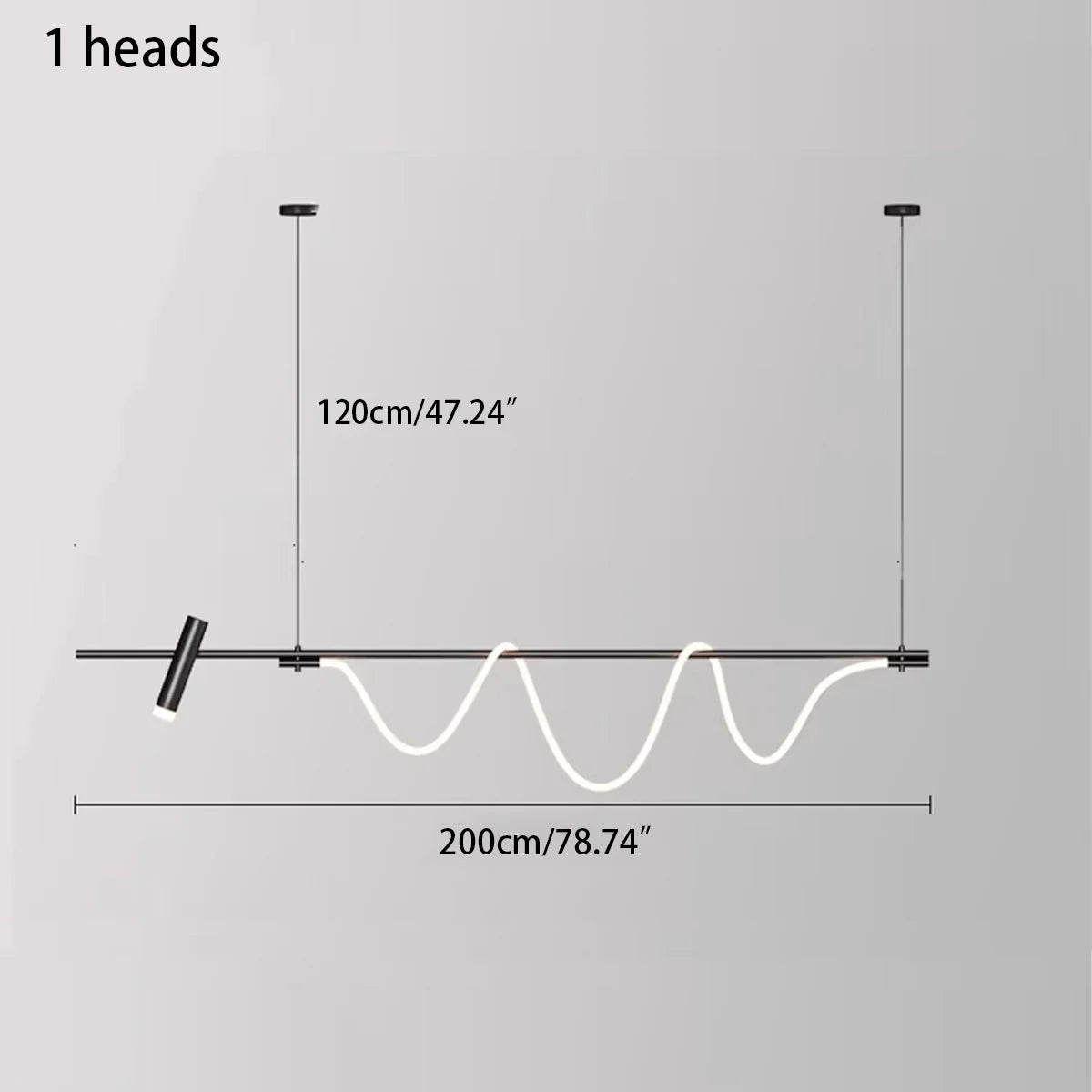 Feyran Modern Spotlight Long Pendant Light