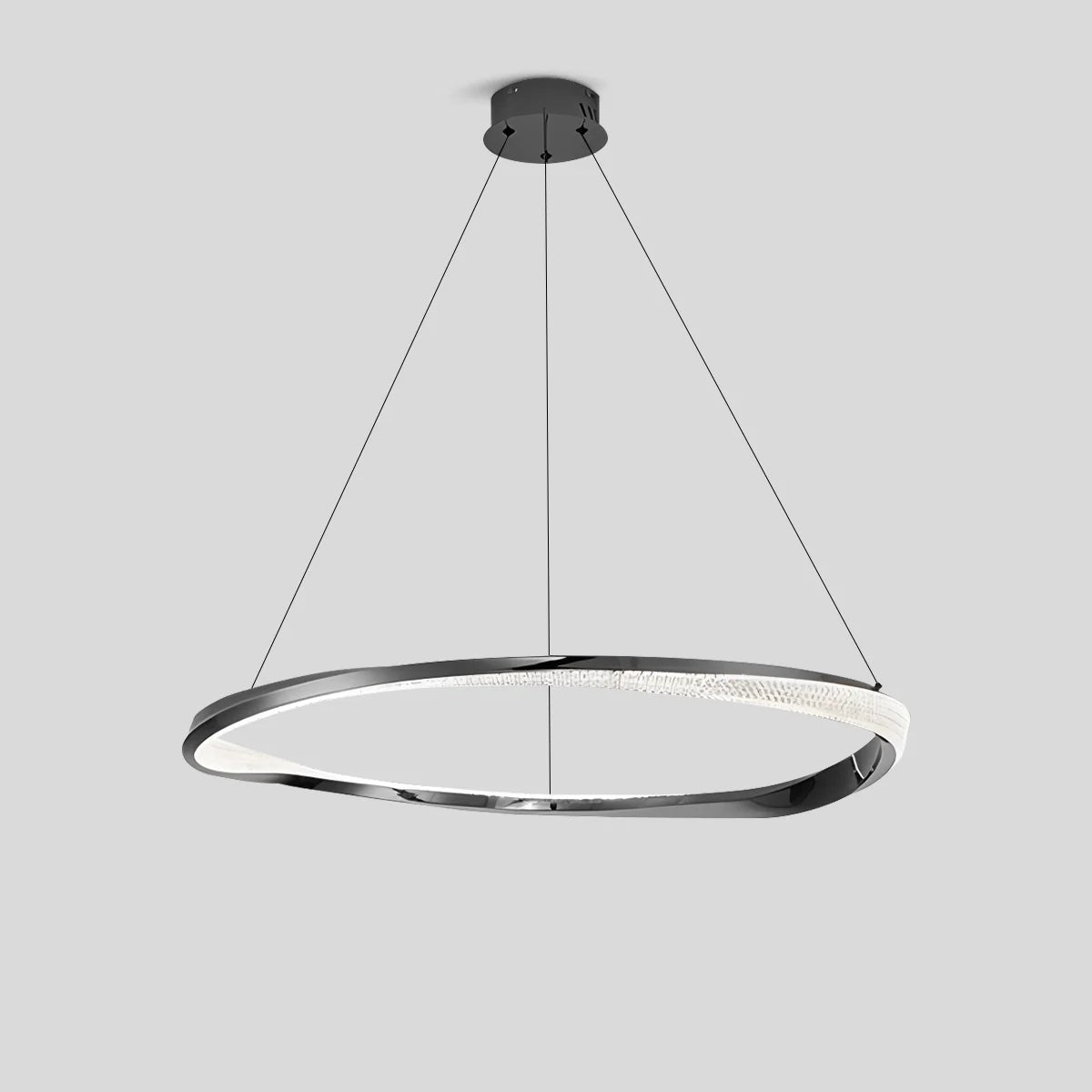 Feyran Modern Simple Mobius Circle Chandelier