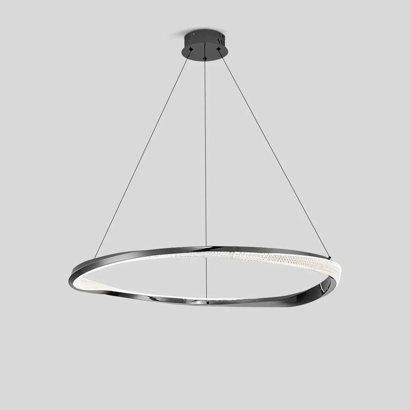 Feyran Modern Simple Mobius Circle Chandelier