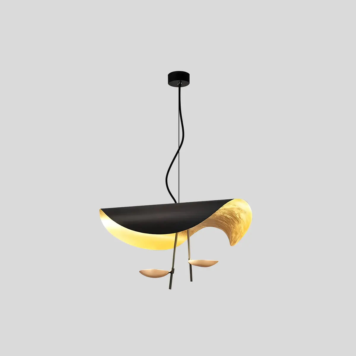 Feyran Modern Sculptural Leaf Pendant Light
