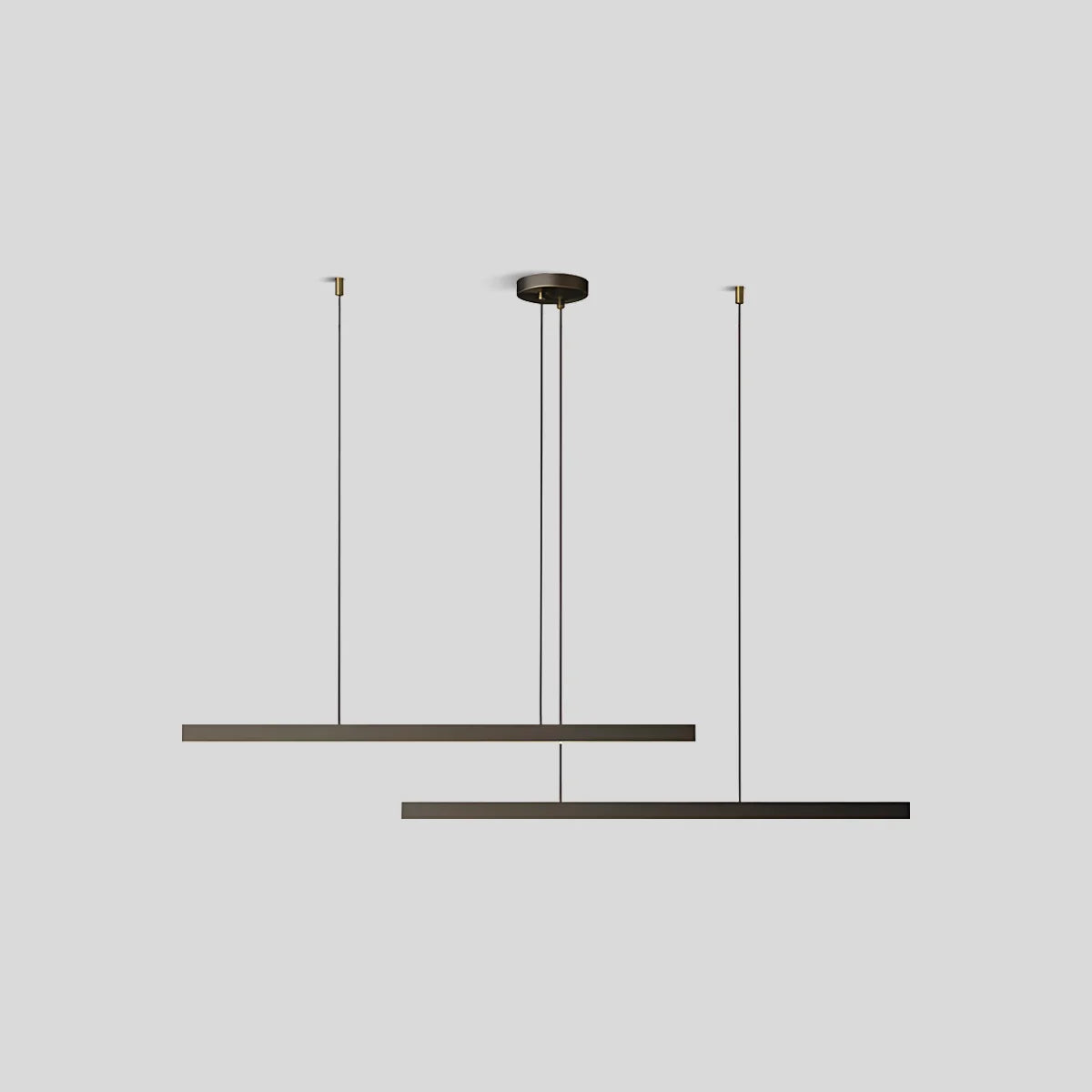 Feyran All Copper Minimalist Chandelier for Dining & Living Rooms