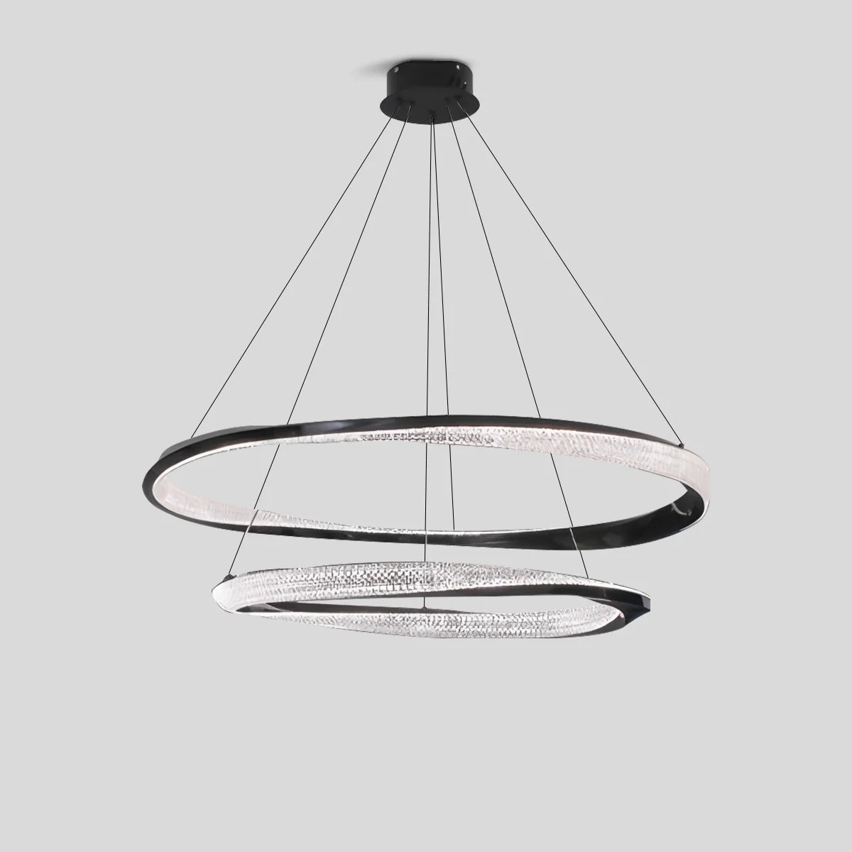 Feyran Modern Simple Mobius Circle Chandelier