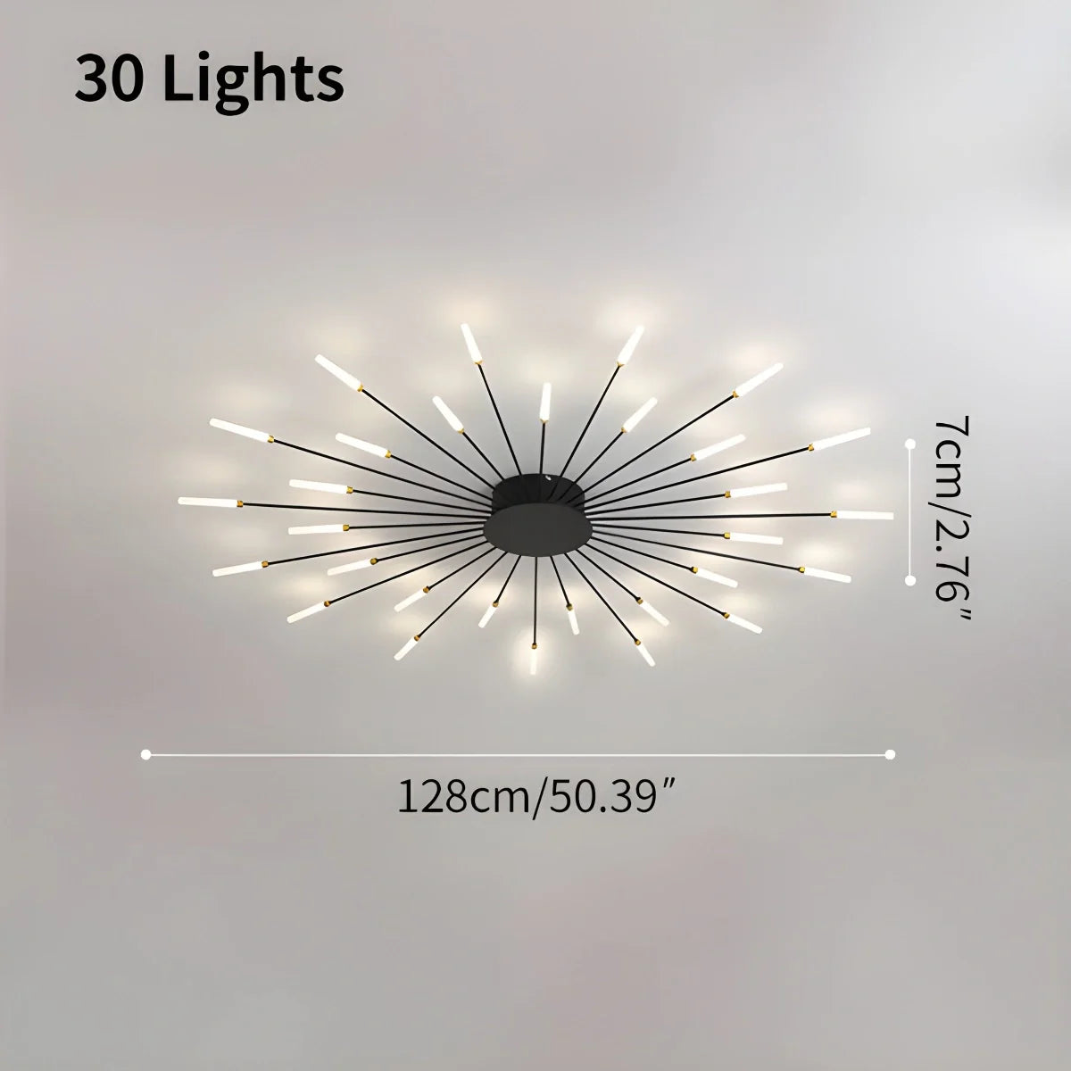 Feyran Fireworks Starburst Ceiling Light