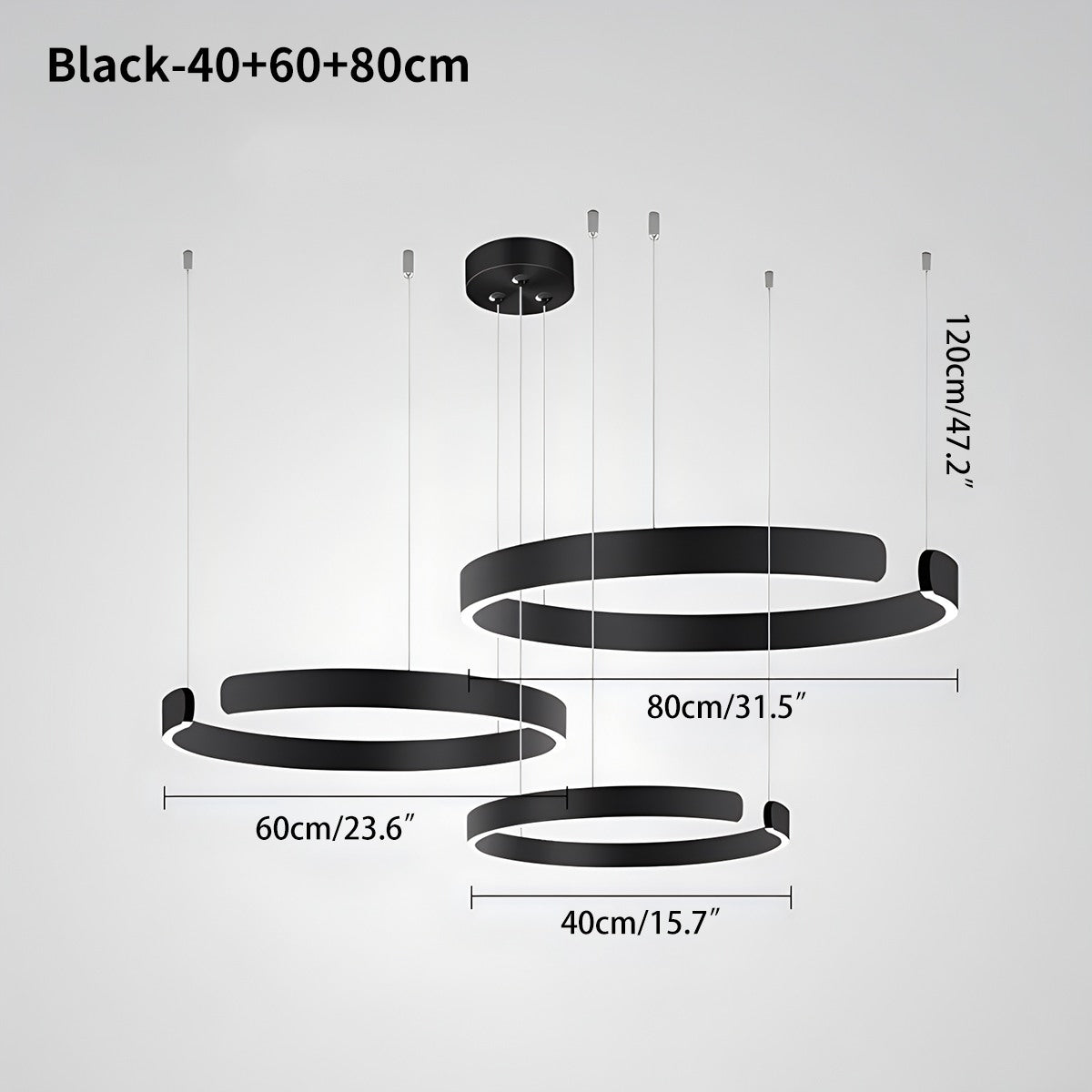 Feyran Modern Ring LED Chandelier for Living Room