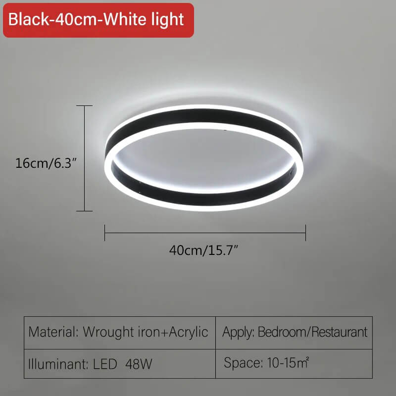 Feyran Simple Modern Round Ceiling Light