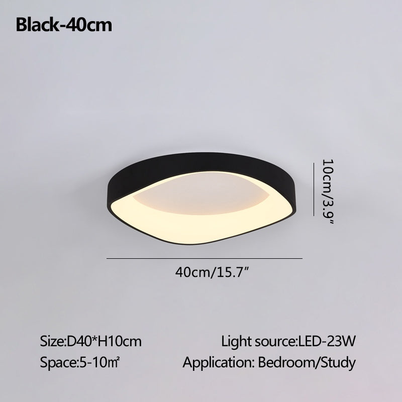 Feyran Nordic Acrylic Circle Ceiling Light for Bedroom