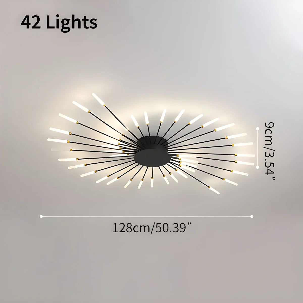 Feyran Fireworks Starburst Ceiling Light
