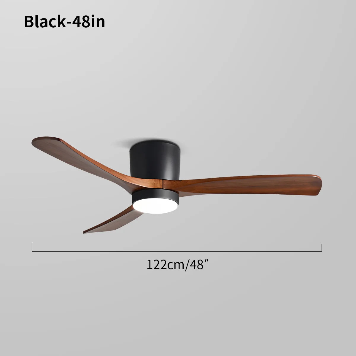 Feyran Large Low Profile Ceiling Fan with Light