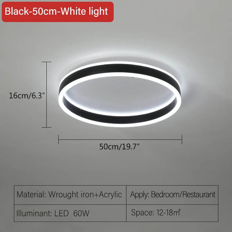 Feyran Simple Modern Round Ceiling Light