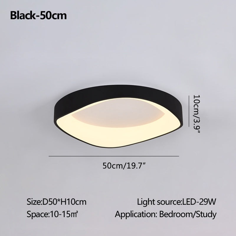 Feyran Nordic Acrylic Circle Ceiling Light for Bedroom