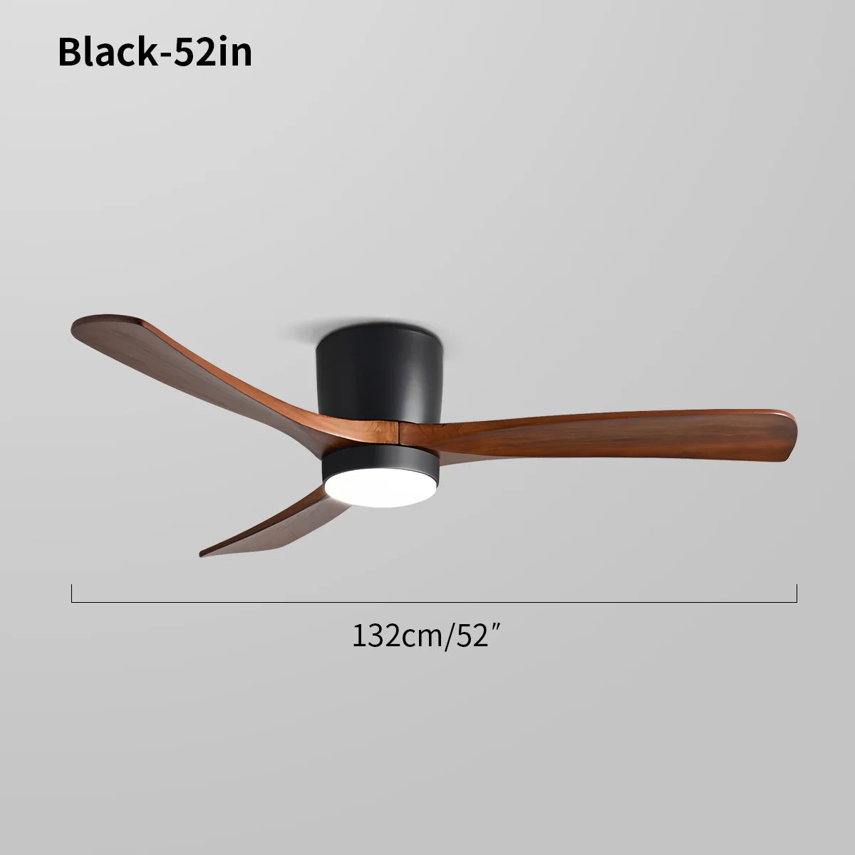 Feyran Large Low Profile Ceiling Fan with Light