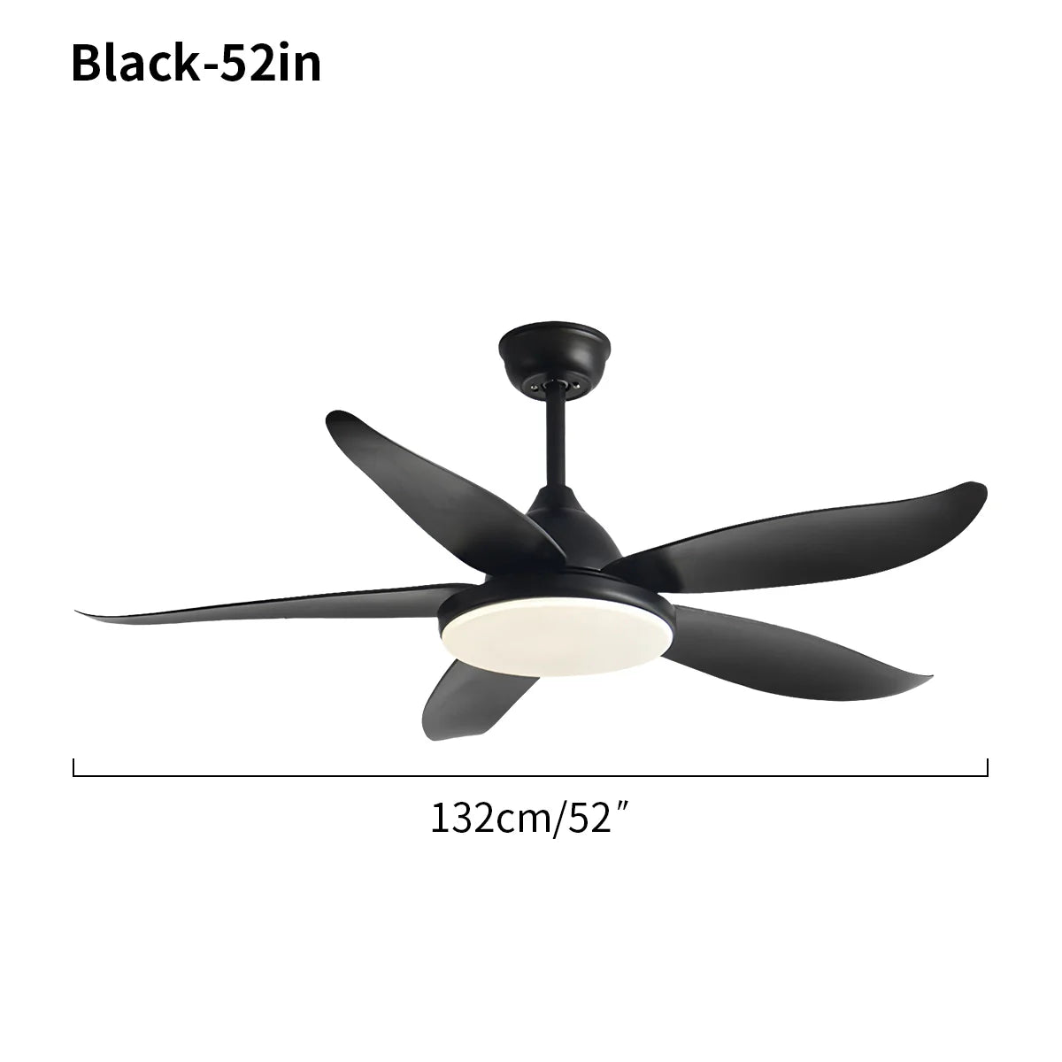 Feyran 5 Blade Contemporary Ceiling Fan Lamp