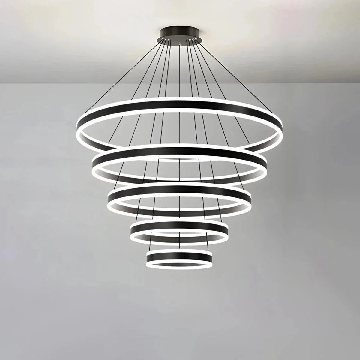 Feyran Circle Layered Living Room Chandelier