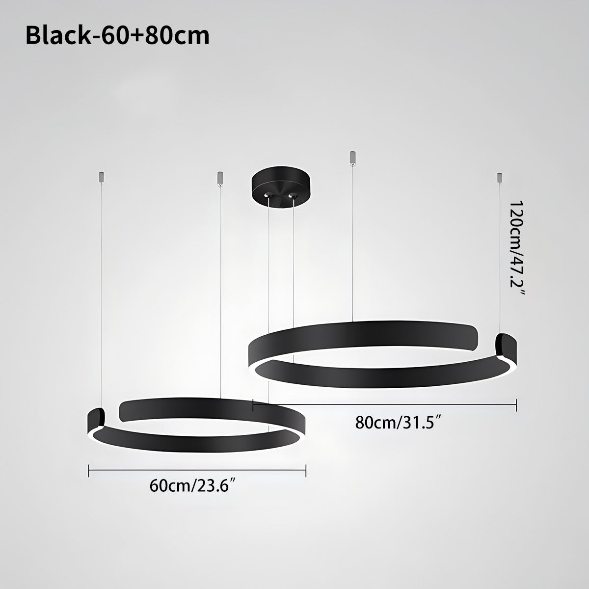 Feyran Modern Ring LED Chandelier for Living Room