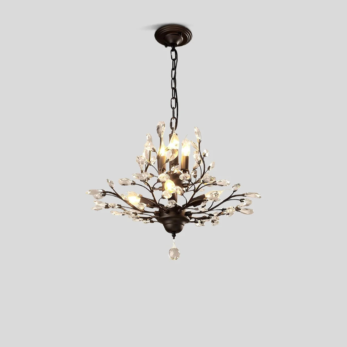 Feyran Tree Branch Crystal Chandelier for Living Room