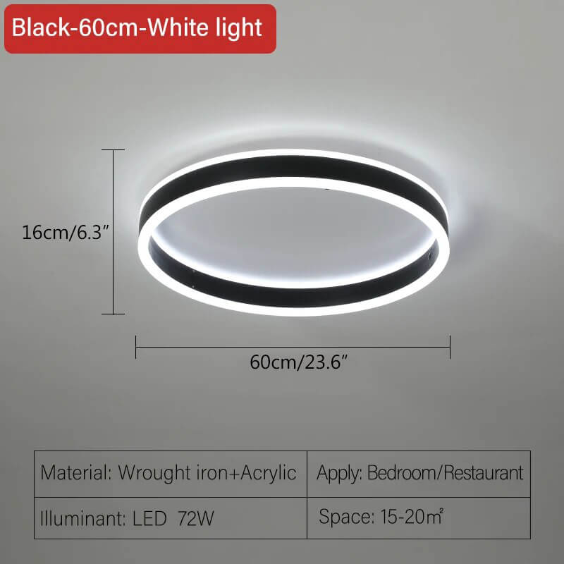 Feyran Simple Modern Round Ceiling Light