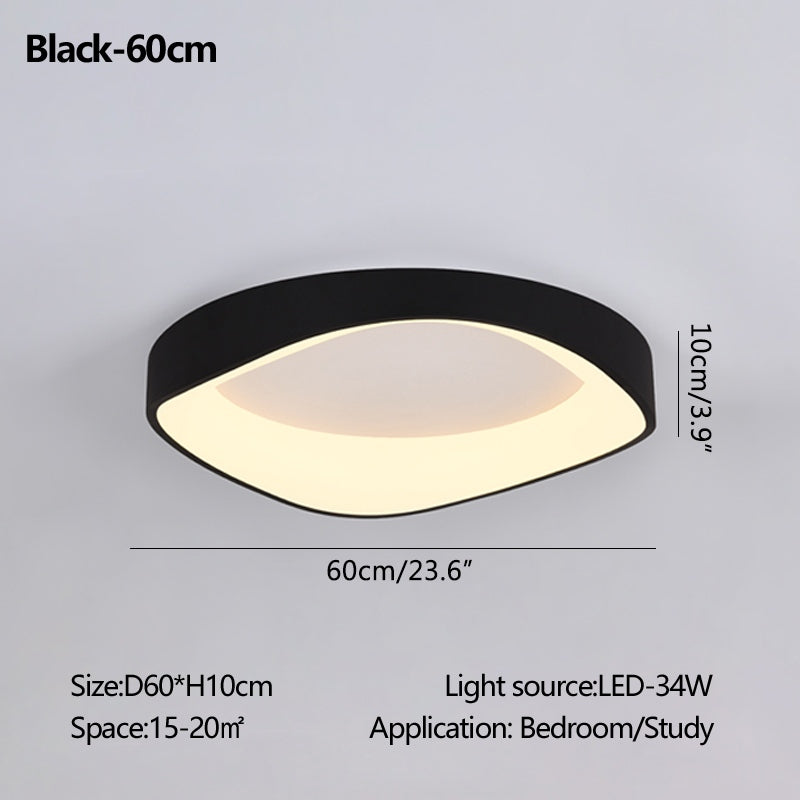 Feyran Nordic Acrylic Circle Ceiling Light for Bedroom