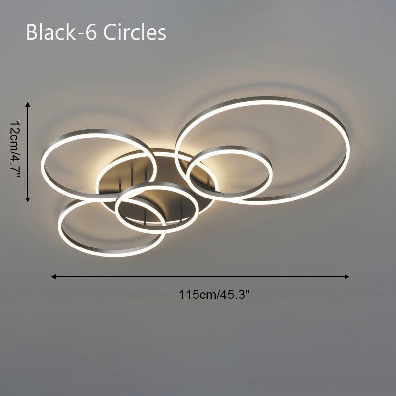 Feyran Circular LED Ceiling Light for Living Room