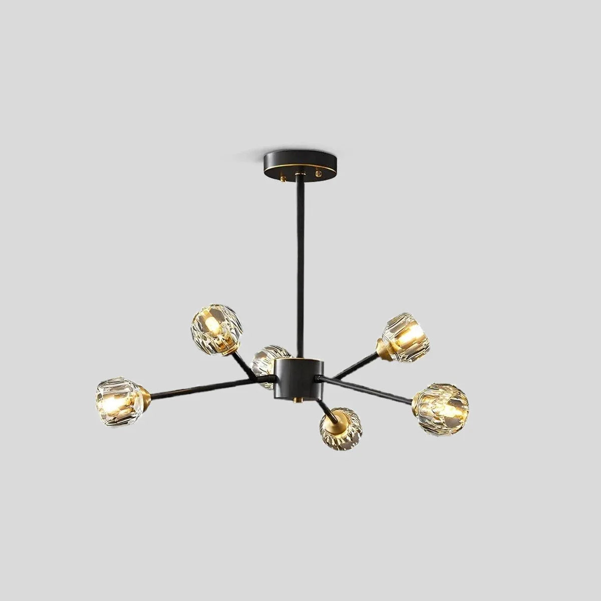 Feyran Crystal Ball Round Cluster Chandelier