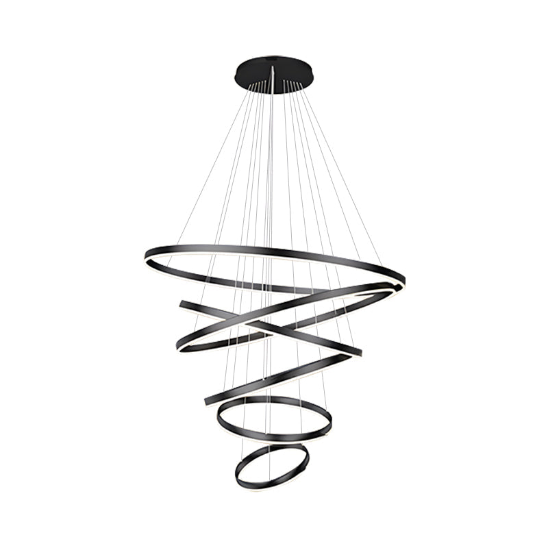 Feyran Tiered Ring Chandelier with Multi-Layer Rings