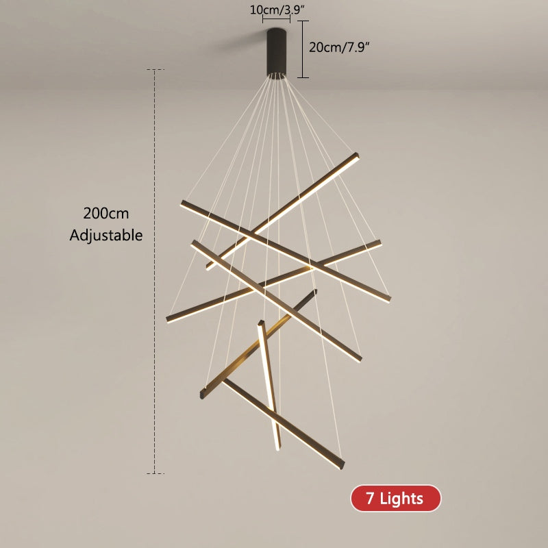 Feyran Custom Multi Light Sticks LED Chandelier