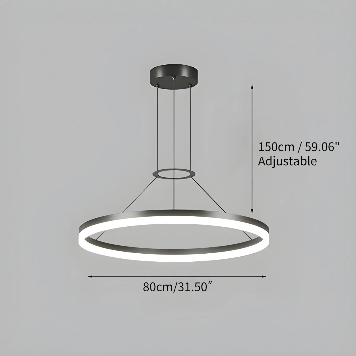 Feyran Circular Led Pendant Light for Living Room Kitchen