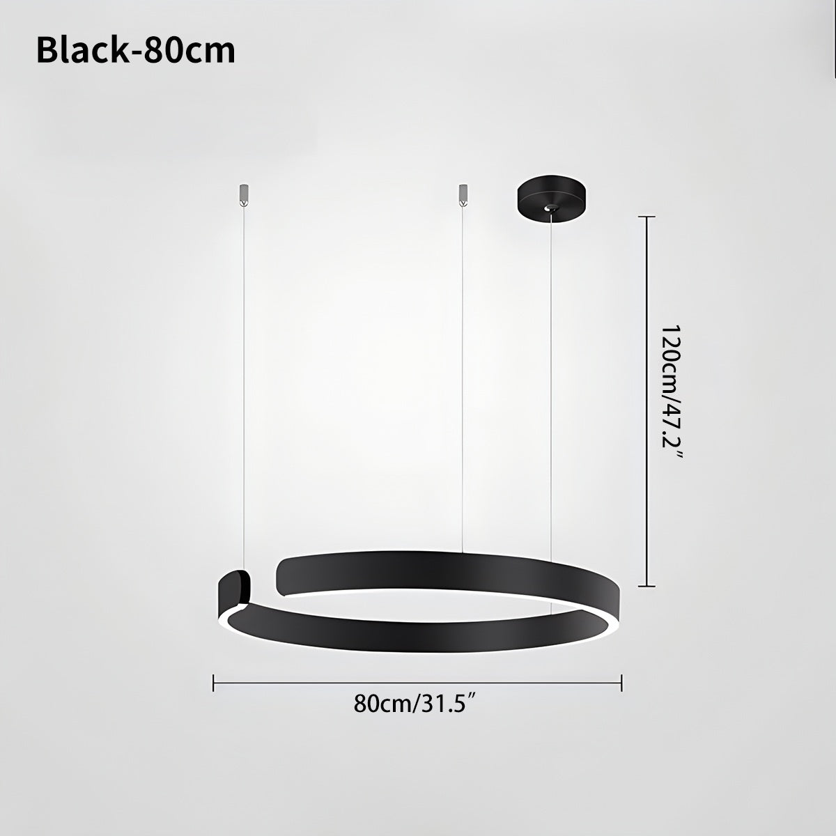 Feyran Modern Ring LED Chandelier for Living Room