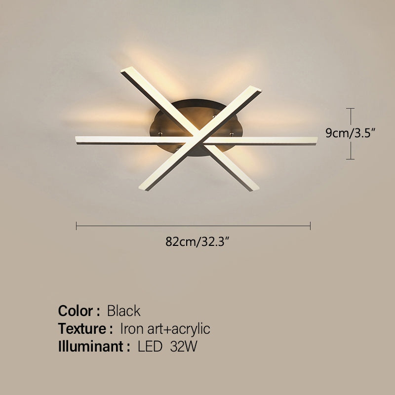 Feyran LED Strip Fan-Shaped Ceiling Lamp