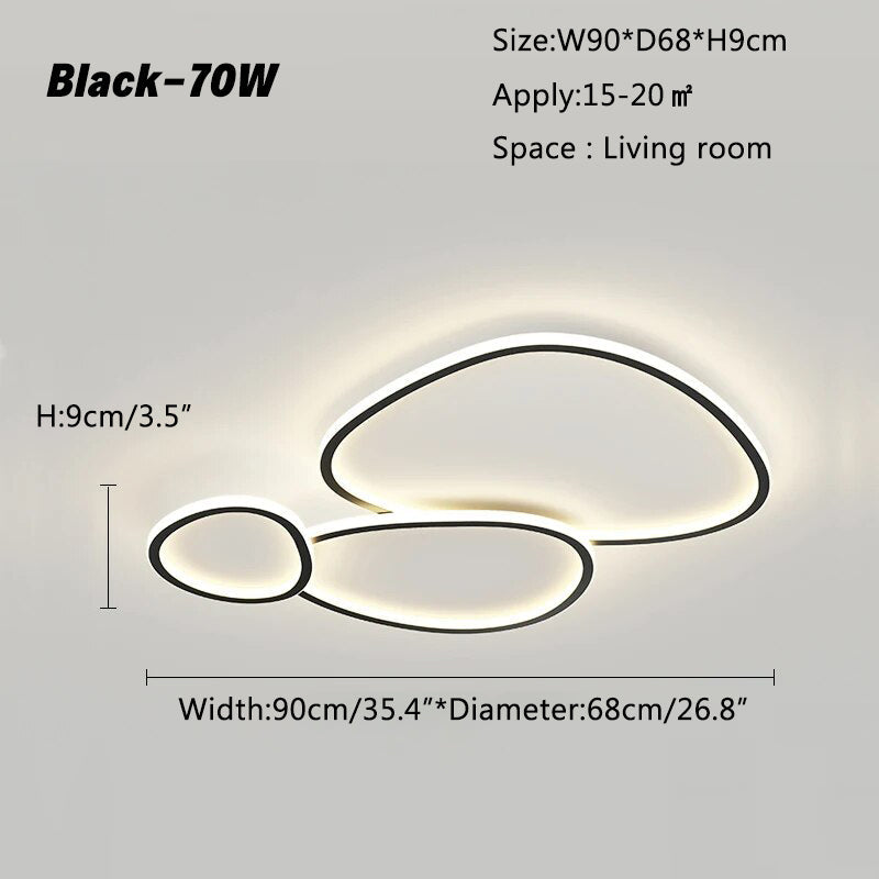 Feyran Creative Ring Ceiling Light for Living Room