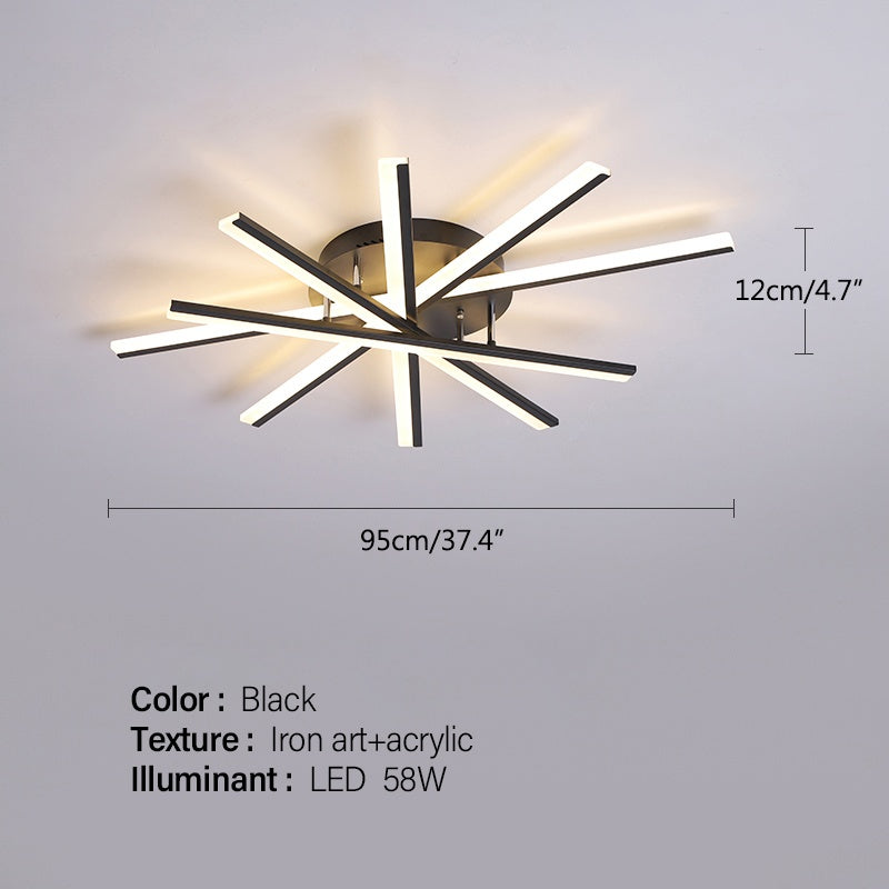 Feyran LED Strip Fan-Shaped Ceiling Lamp