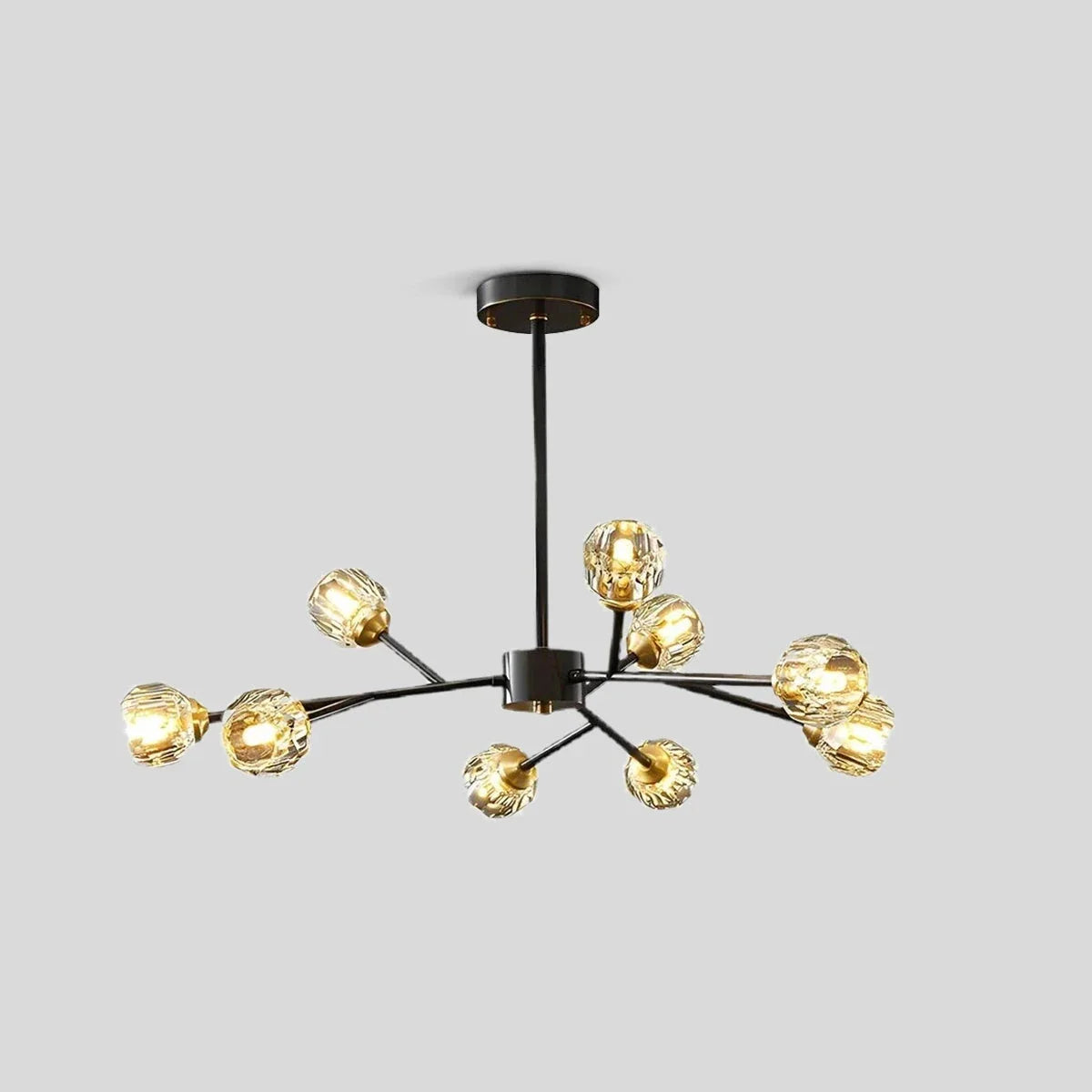 Feyran Crystal Ball Round Cluster Chandelier
