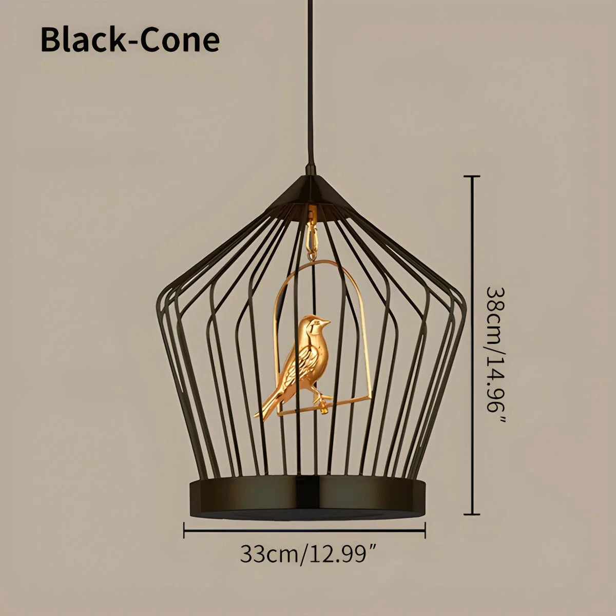 Feyran Creative Birdcage Pendant Light for Living Room