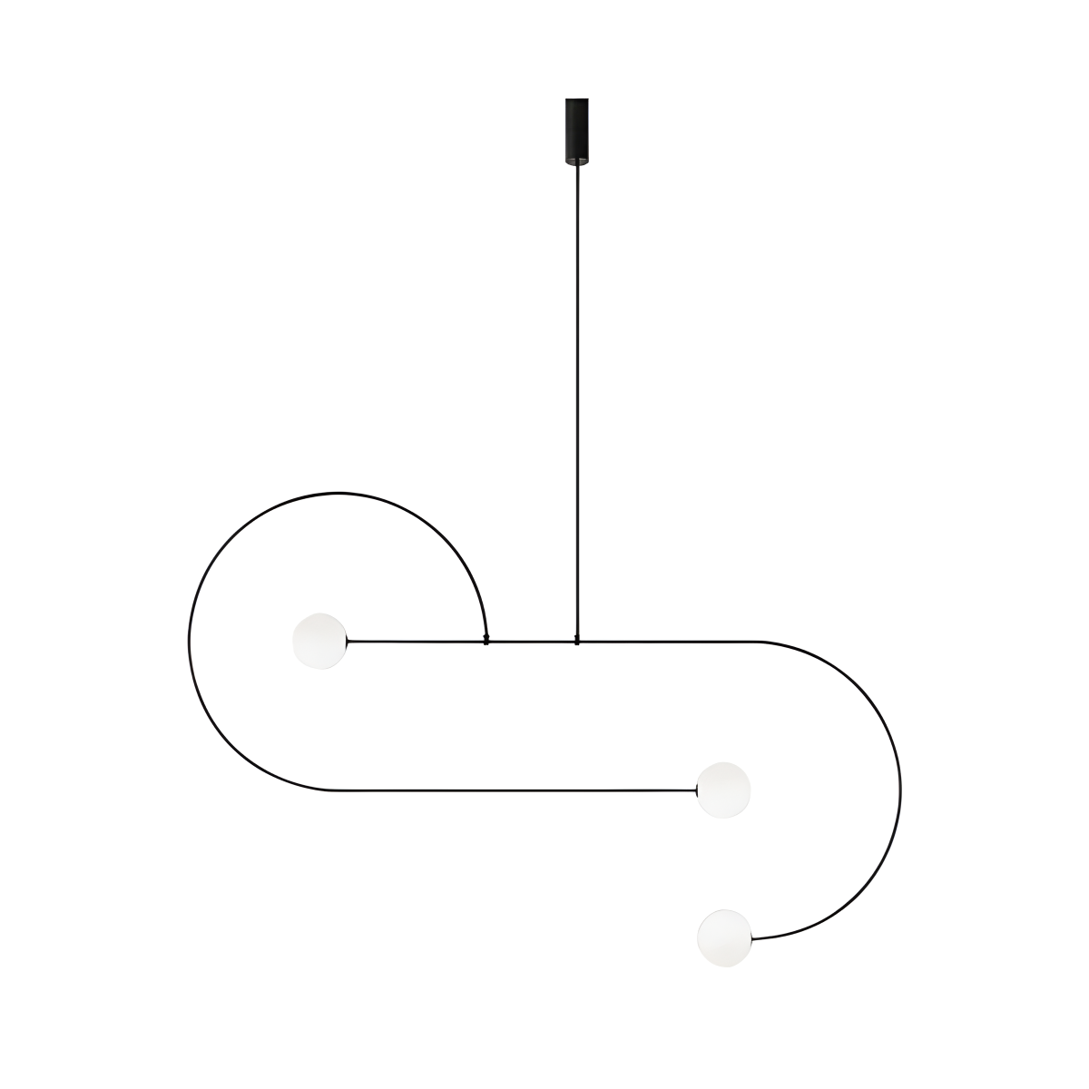 Feyran Minimalist Linear Metal Chandelier