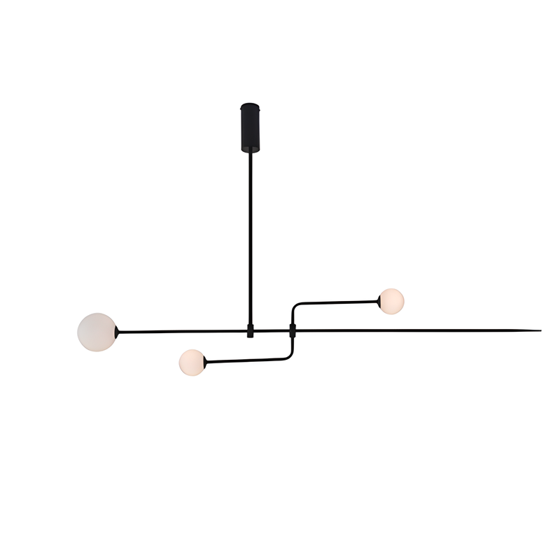 Feyran Minimalist Linear Metal Chandelier