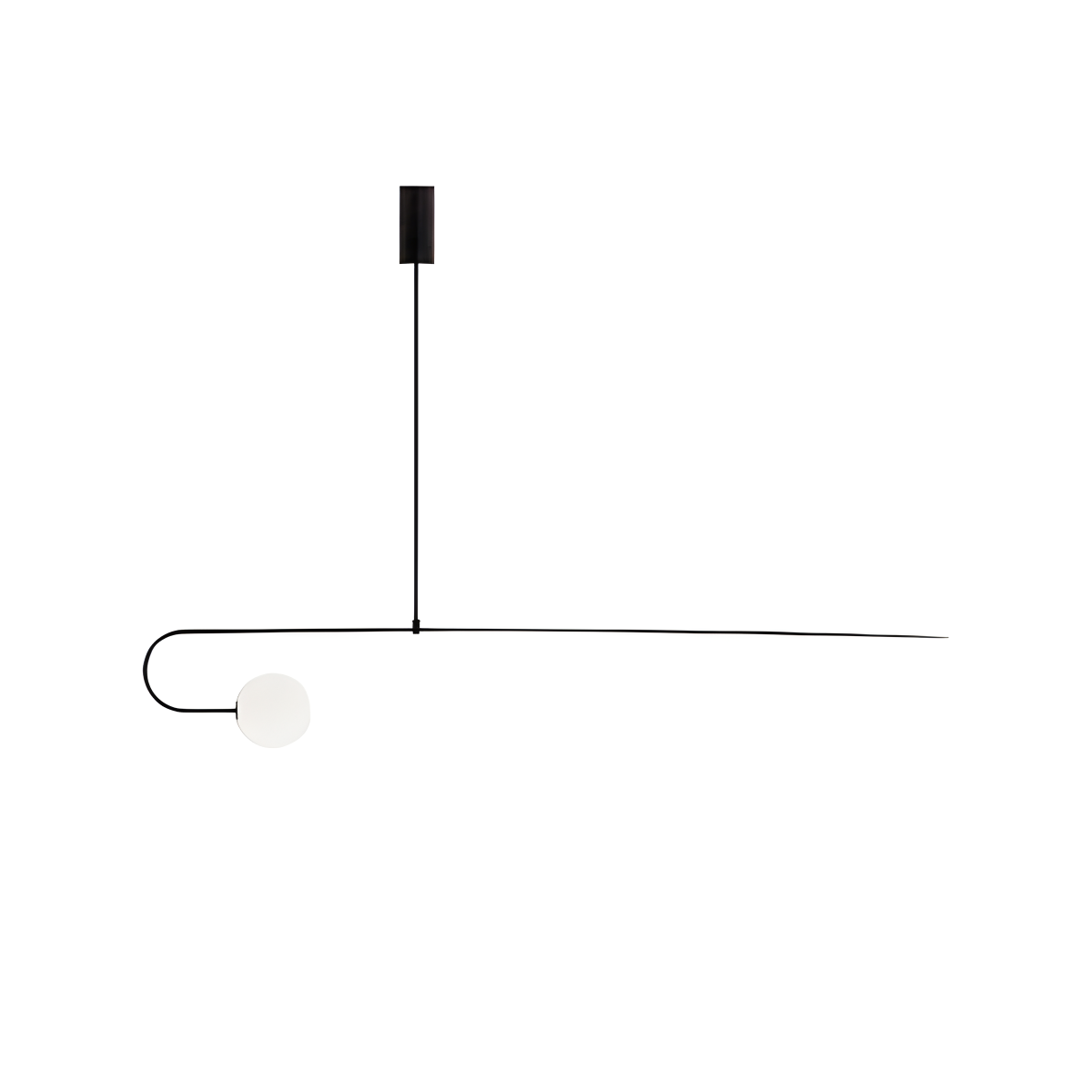 Feyran Minimalist Linear Metal Chandelier