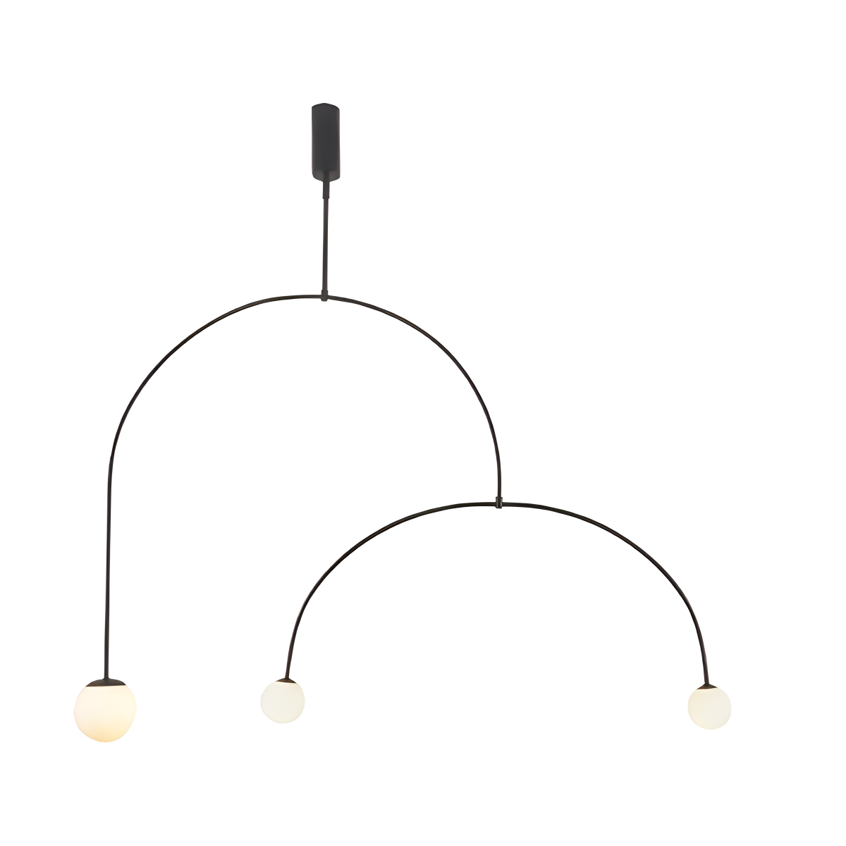 Feyran Minimalist Linear Metal Chandelier