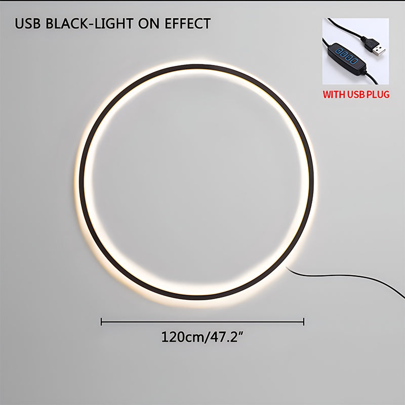 Feyran Round Ring LED Wall Lamp for Living Room