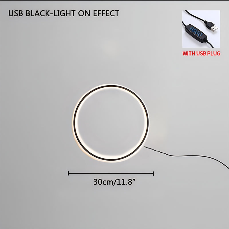 Feyran Round Ring LED Wall Lamp for Living Room
