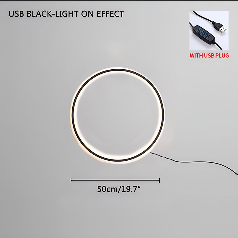Feyran Round Ring LED Wall Lamp for Living Room
