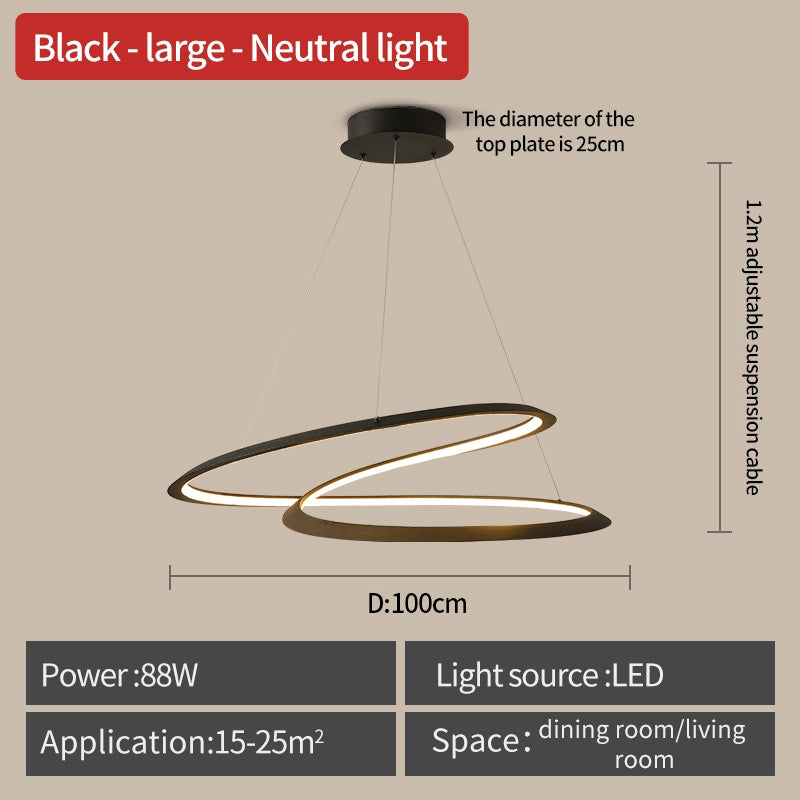 Feyran Nordic Ring Personality Chandelier