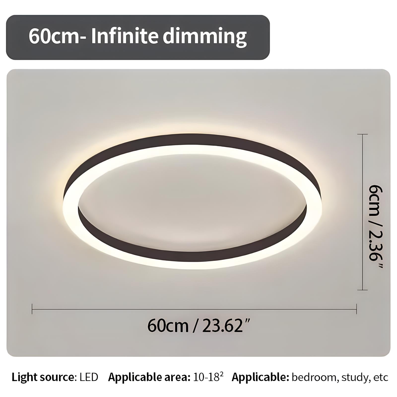 Feyran Nordic Circular LED Ceiling Lamp for Bedroom
