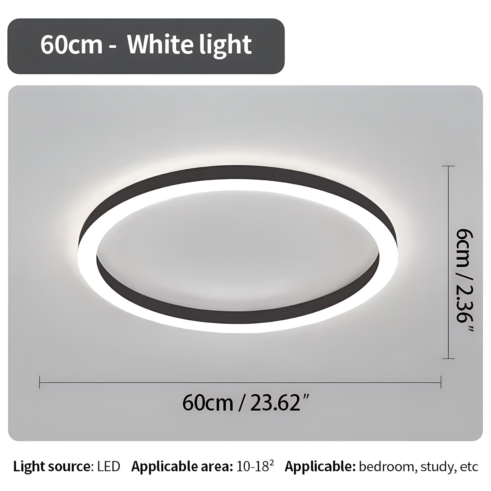 Feyran Nordic Circular LED Ceiling Lamp for Bedroom