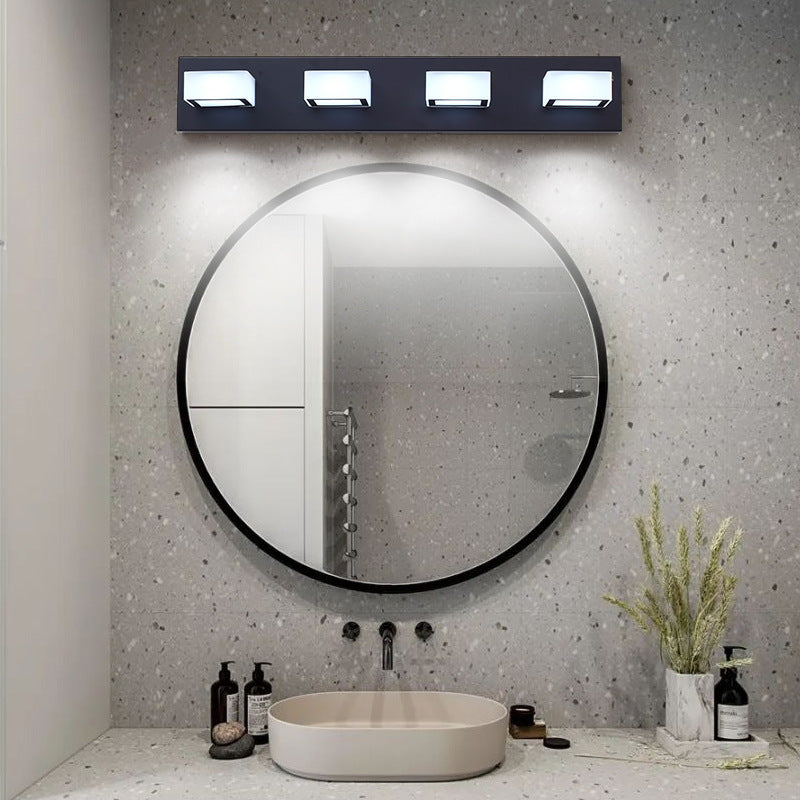 Black LED Modern Vanity Light - Bathroom | Feyran