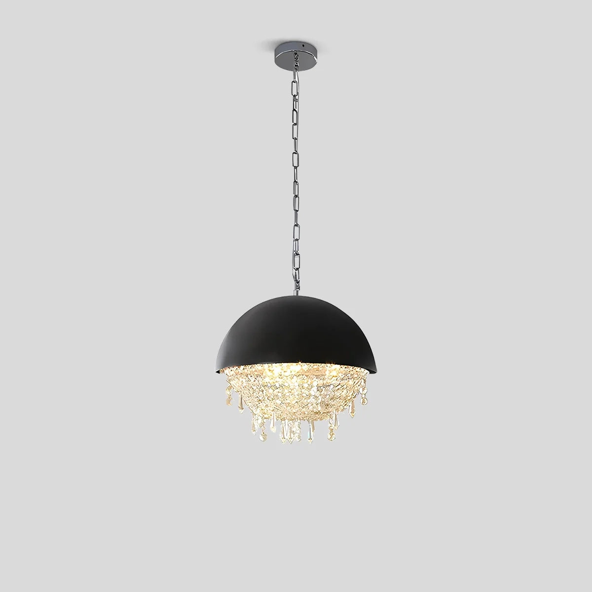 Feyran Spherical Crystal Chandelier Globe Pendant Light
