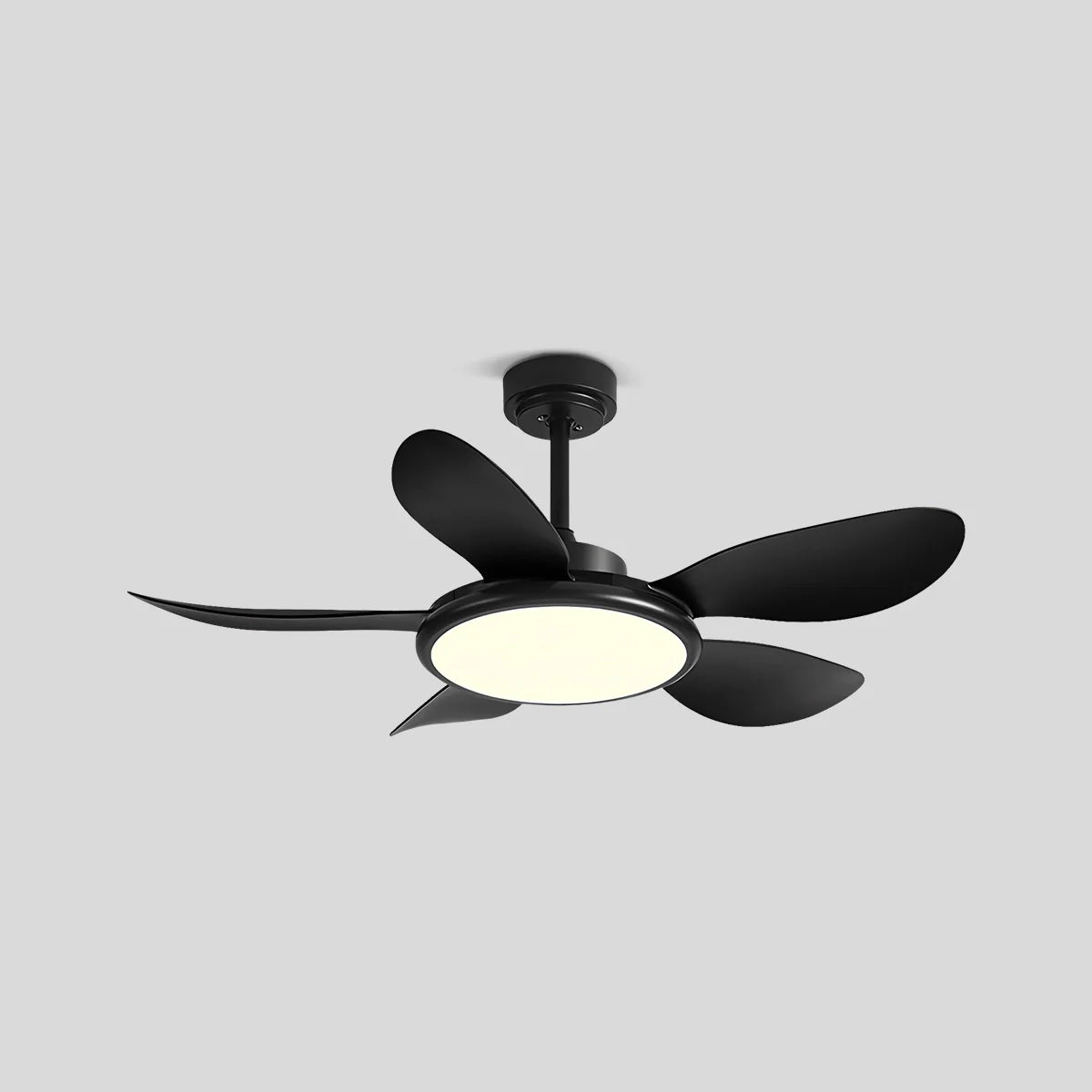 Feyran 5-Blade Wood Ceiling Fan with Light for Living Room