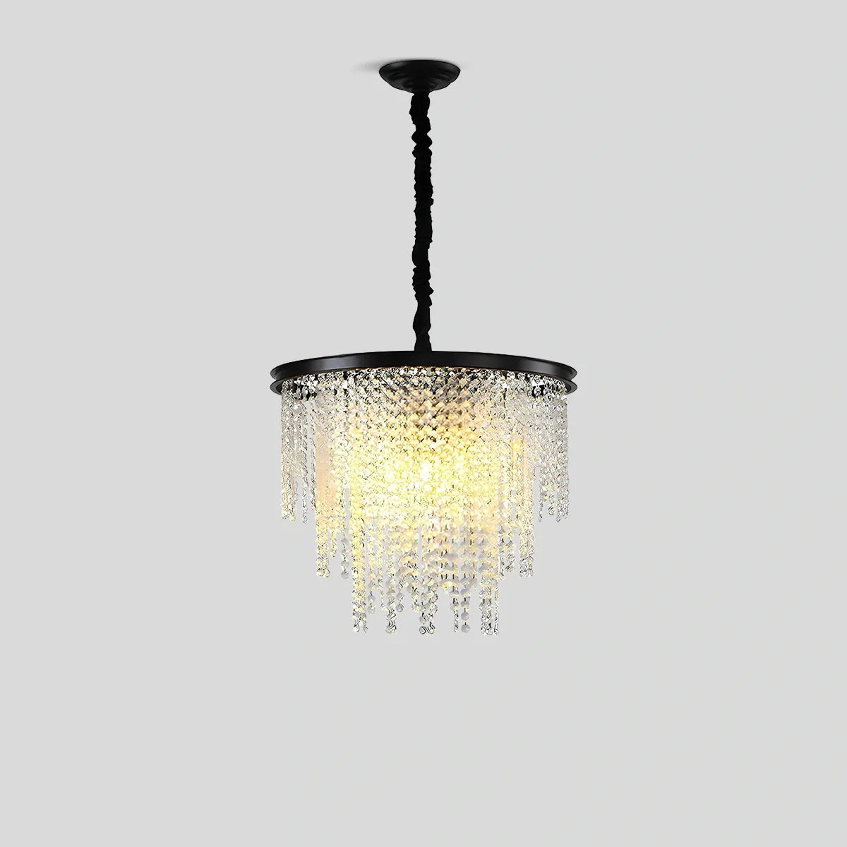 Feyran Octagonal Beaded Crystal Chandelier