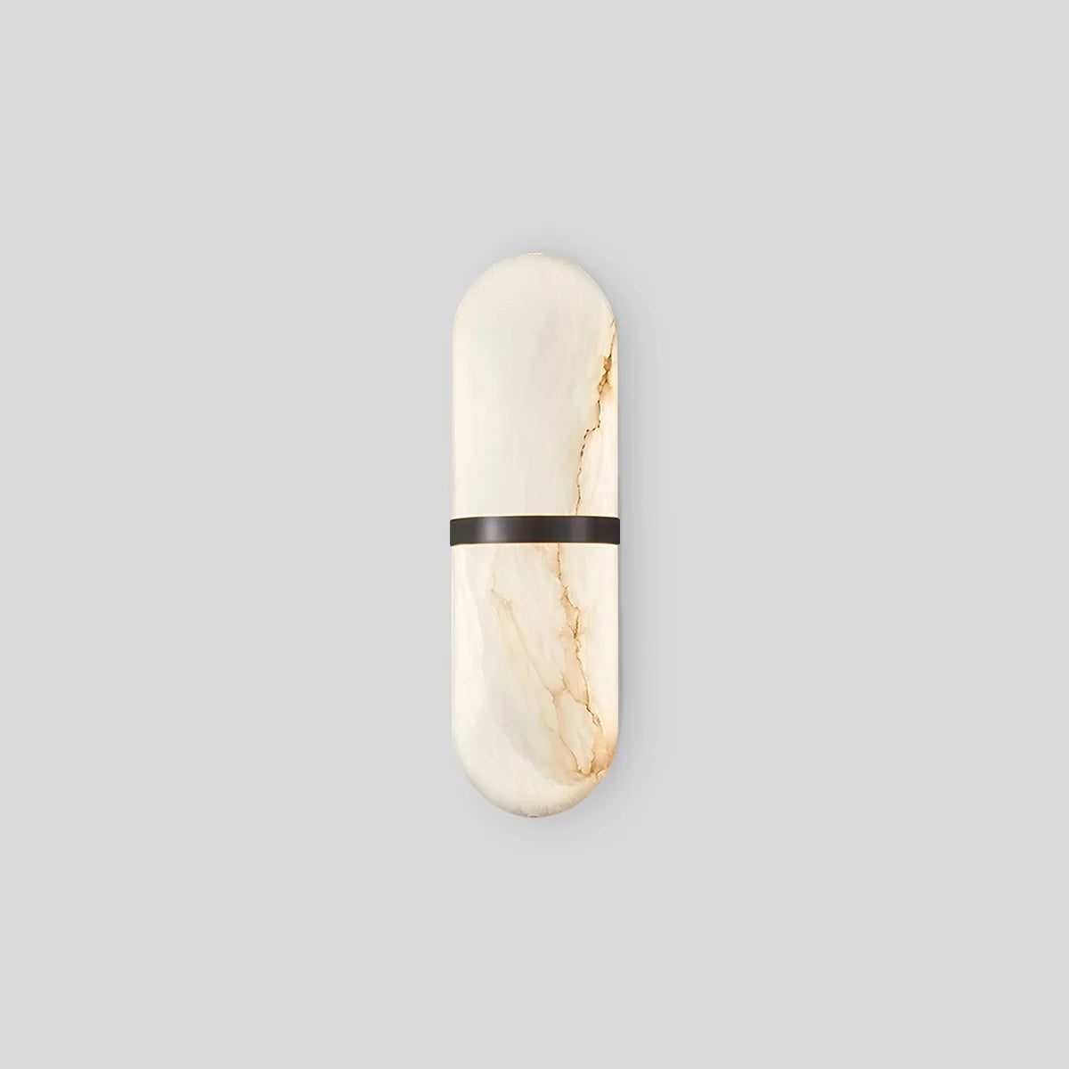 Feyran Melange Pill Form Spanish Alabaster Wall Sconce