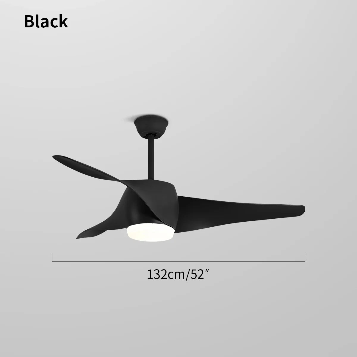Feyran Propeller Ceiling Fan Lamp for Dining Room