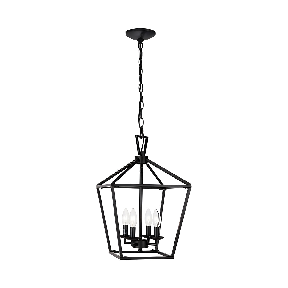 Feyran Bird Cage Iron Pendant Lamp for Dining Room