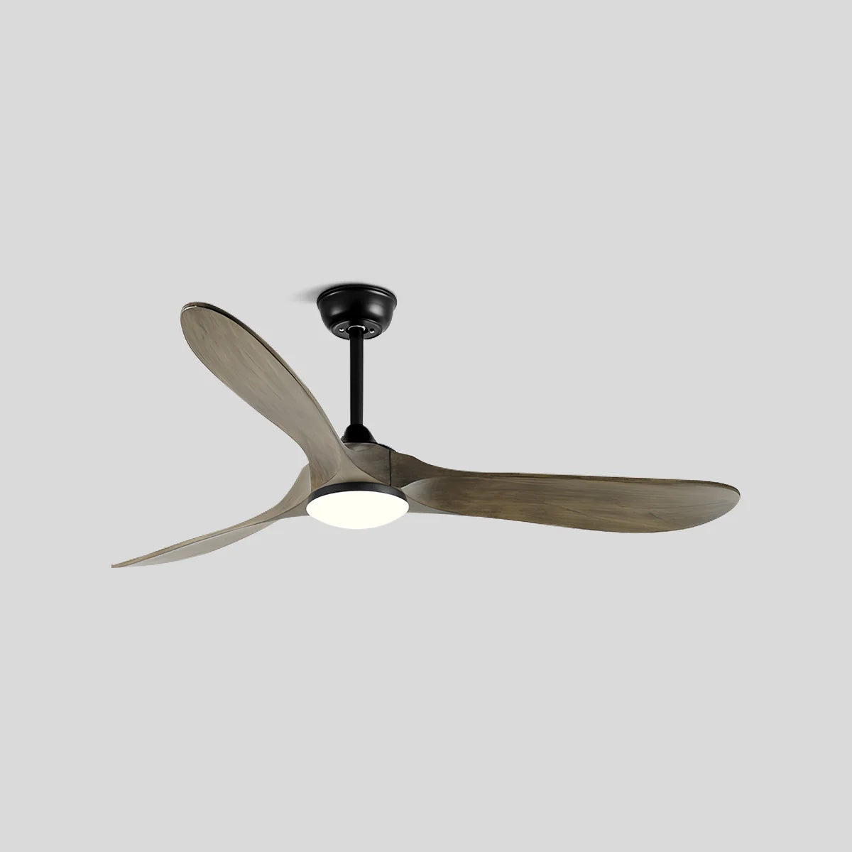 Feyran Nordic Solid Wood Ceiling Fan with Light
